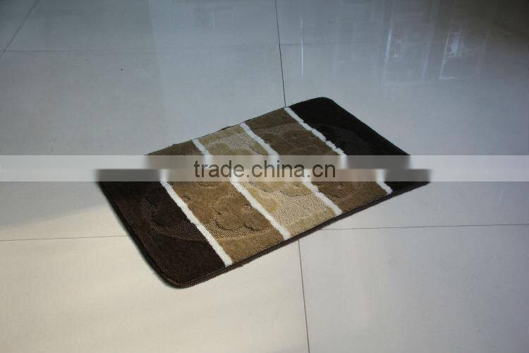 washroom floor mat with anti-slip TPR base