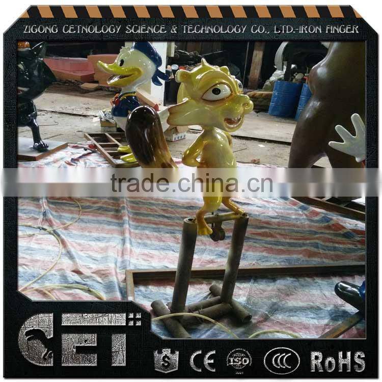 Cetnology Game Park Artificial Fiberglass Little Kids Cartoon Model