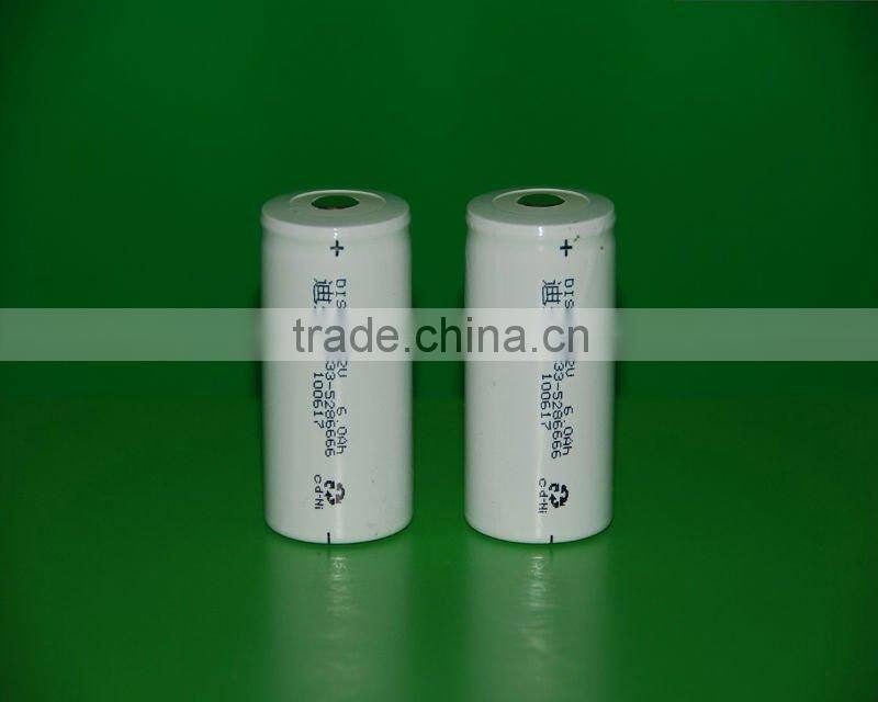 Ni-Cad D 4Ah 1.2v rechargeable battery +55C +70C high temperature battery for emergency light