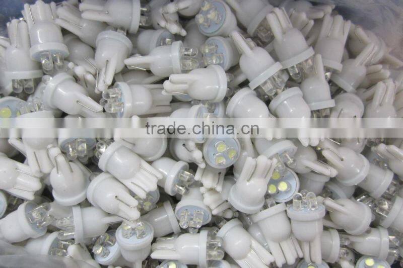 T10 3 LED 4 LED white automobile bulbs Auto Lighting System LED light LED lamp