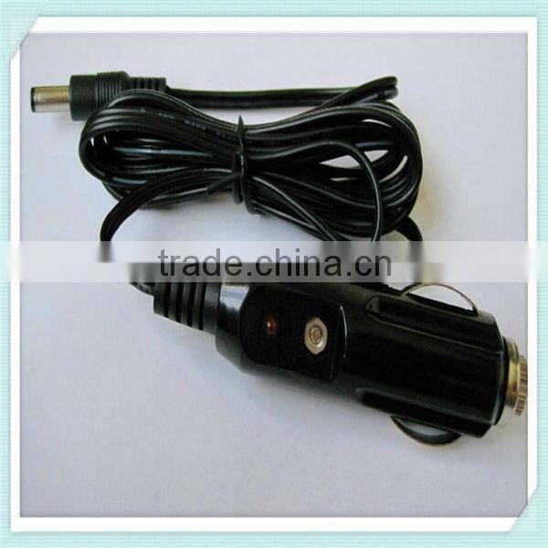 5.5*2.1mm dc 24v power cable to cigarette socket
