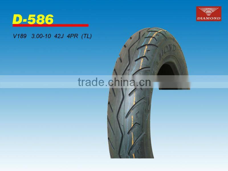 2014 guangdong newest antiskip motorcycle tire 3.00-10