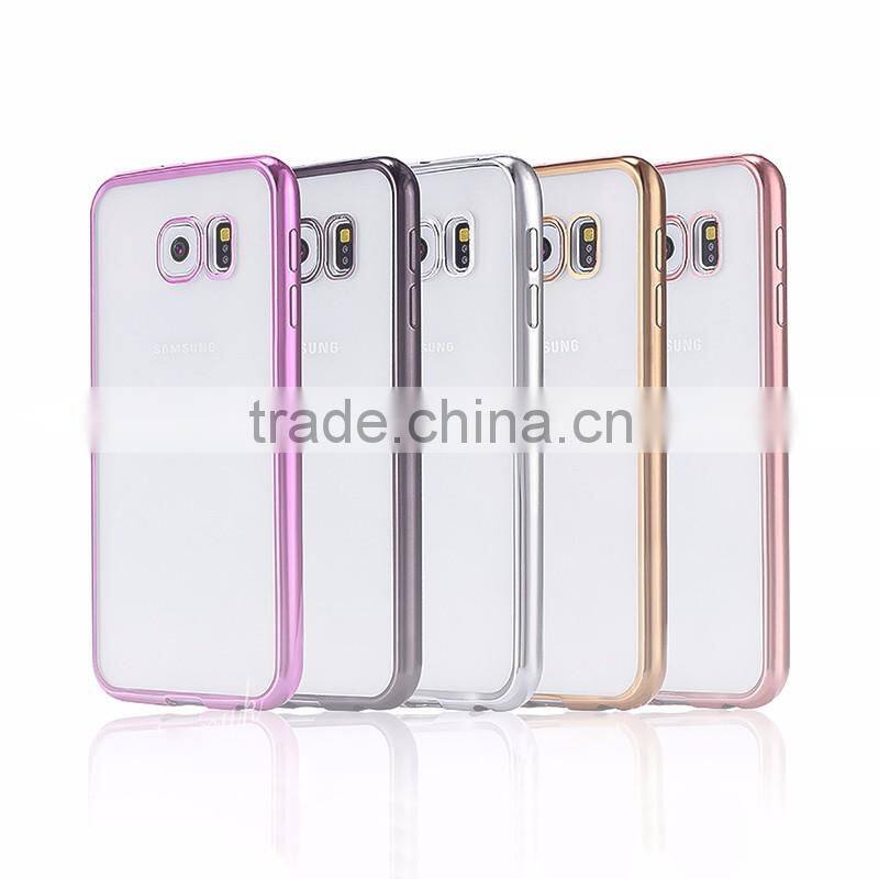 2016 hottest TPU cell phone case for Samsung S6 Edge