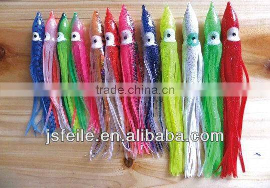 90MM gold octopus skirt soft fishing lure