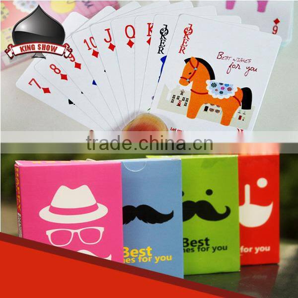 High end playing cards anime for game