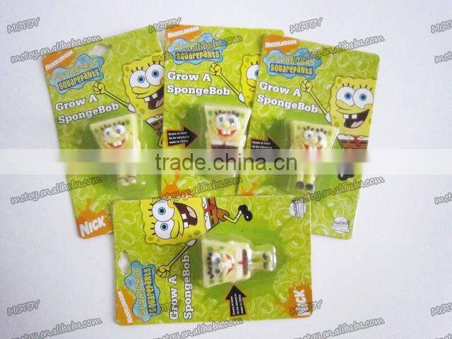 Factory supplier New Growing spongebob magic grow in water toys