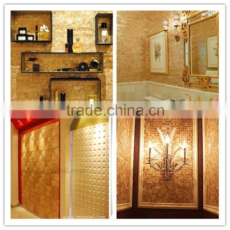 gold fan capiz shell mosaic tiles capiz mother of pearl oyster manufacture