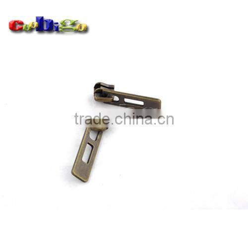 42*12mm 5# Auto Lock Zipper Slider Zinc Alloy Antique Brass For Resin Zippers #FLQ151-BR