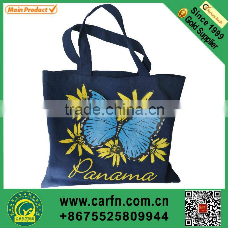 custom printed white canvas bag