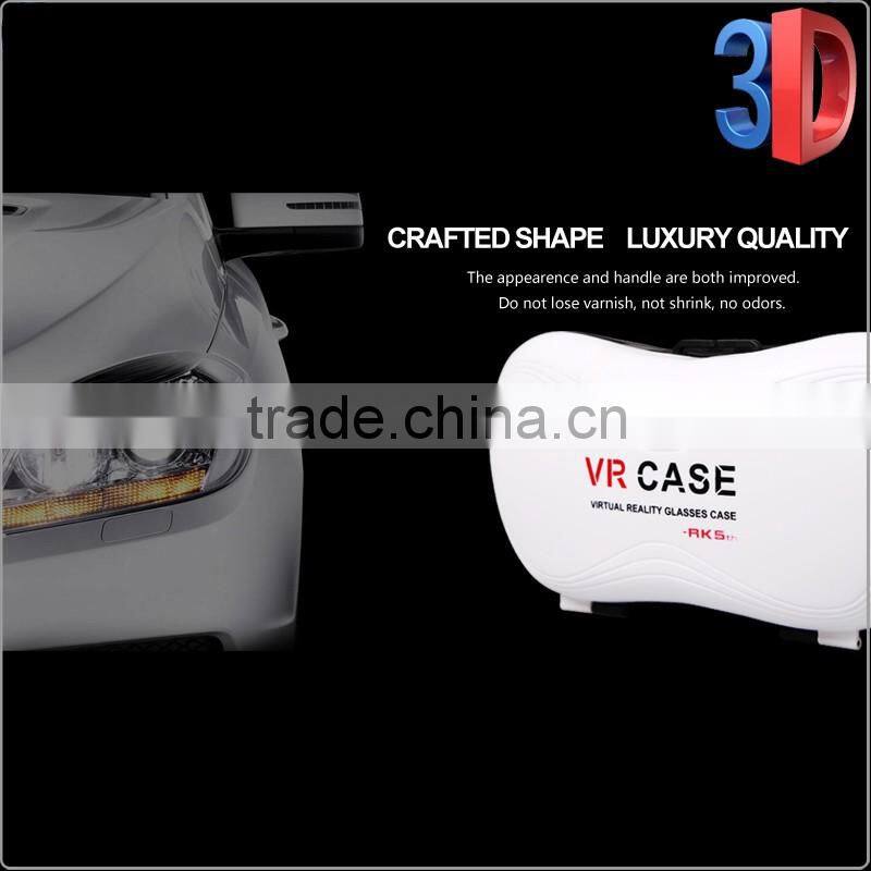3D vr virtual reality headset 3d vr glasses 5th version for 3.5 to 6 inch smartphones for 3d movies.