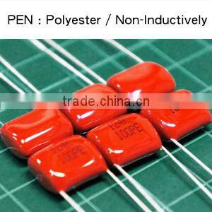 Factory Brand Axial Lead 22PF 50V Polystyrene Film Capacitor
