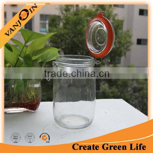 Classic Glass Jar Cliptop Round