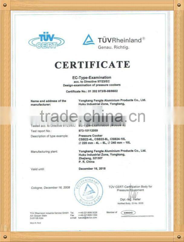 100% safety guarantee 304 stainless steel pressure cooker sale cooker CSB 22cm 4L