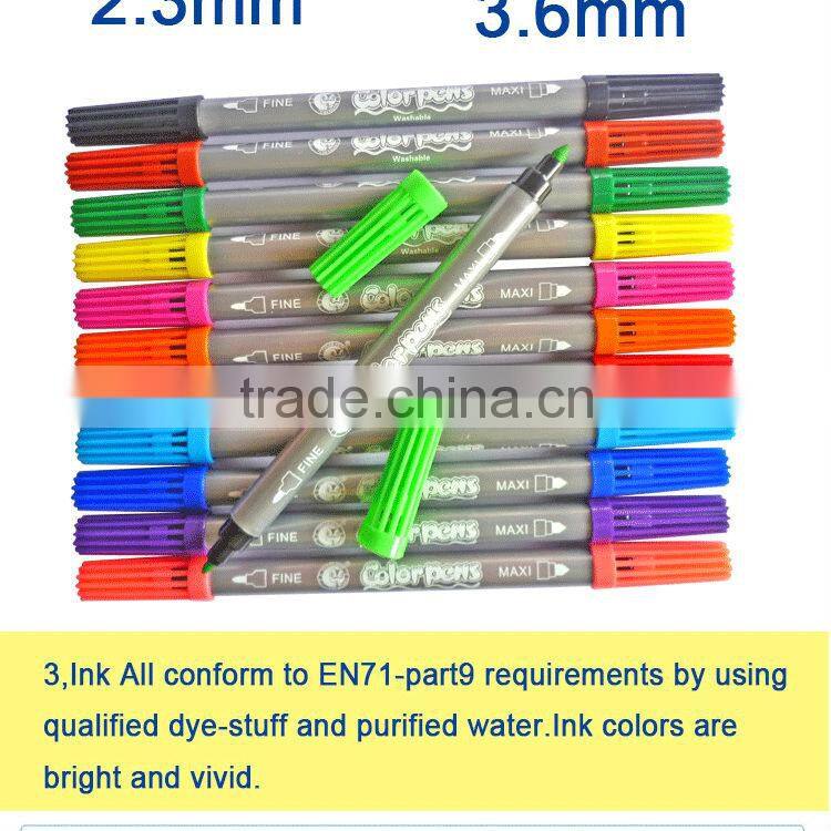 Double tip sides water color pen item # 817