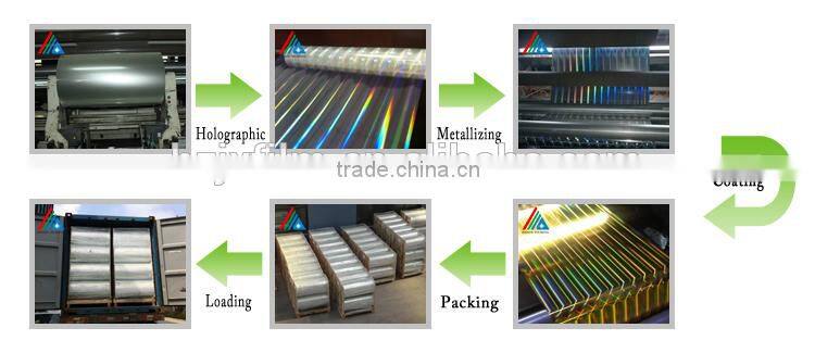 Chinese Hydrographic PET OPP laser film