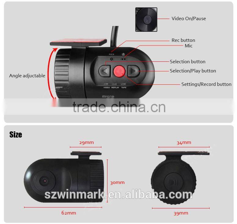 Rotatable mini Car DVD Player DVR, Car DVR Recorder,Car Black BOX DVR-100