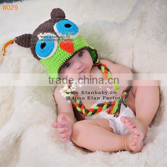 Funky animal style hats baby beanie owl crochet pattern for baby to adults