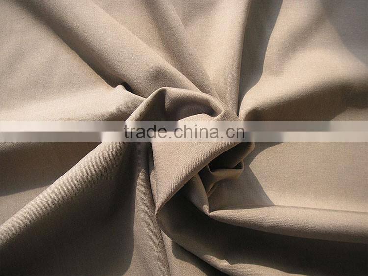 waxed tencel cotton twill woven fabric lady pants material female trousers