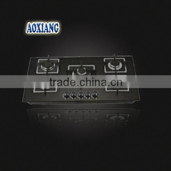 Tempered Glass Gas Cooking Range / household gas cooking hob range SAX925F