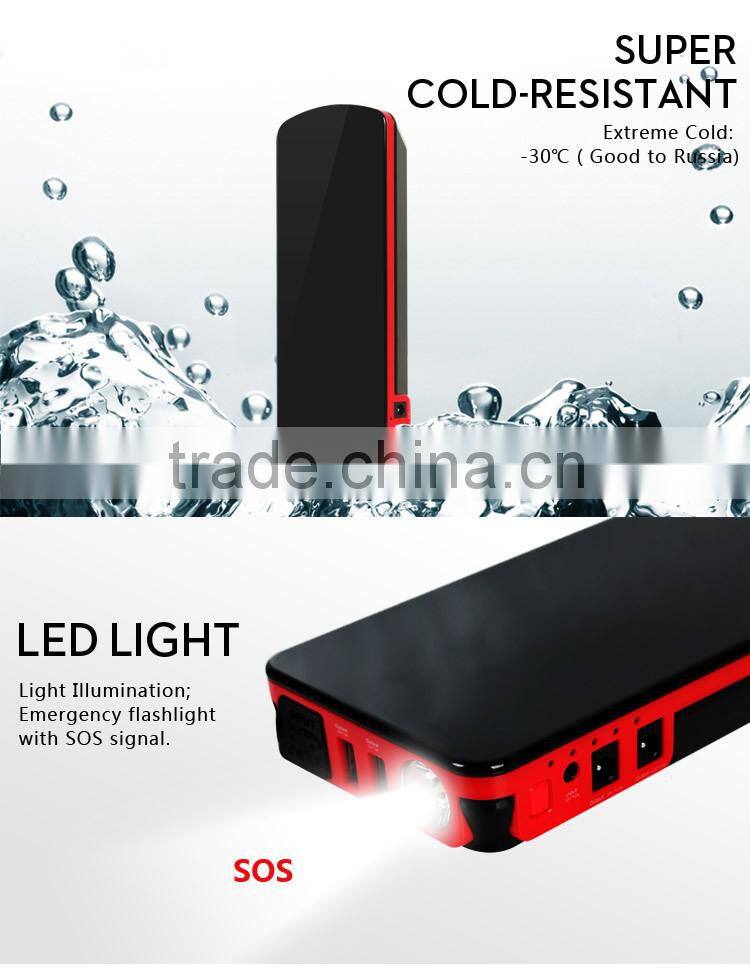 18000mAh lithium battery jump starter for petrol and diesel 12/24V jump starter