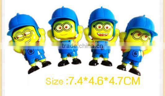 plastic funny face changing dolls key chain