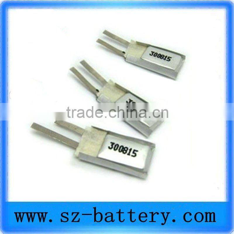 hot sale new small lithium polymer batteris 3*8*15mm