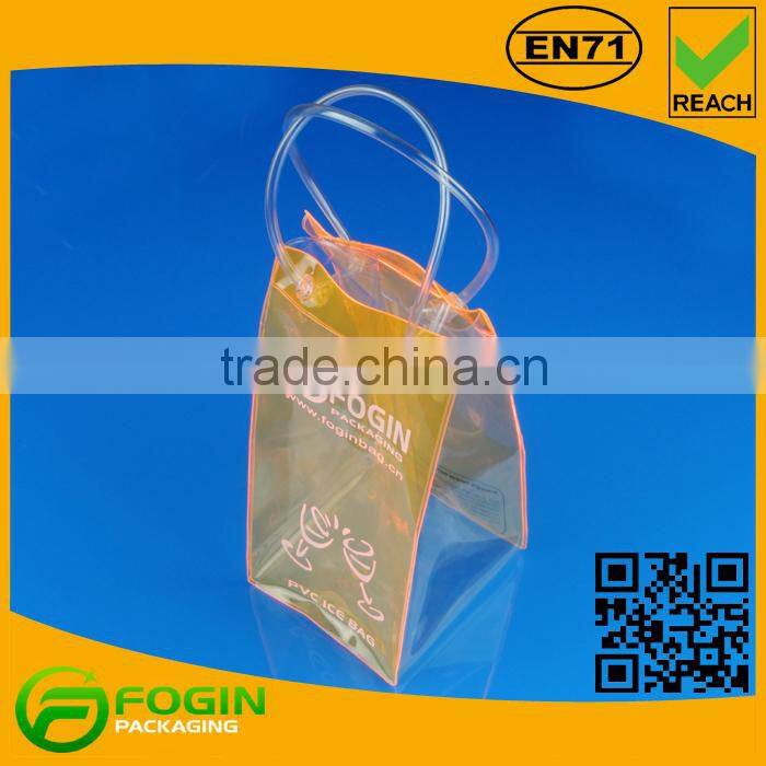 pvc ice wine cooler bag