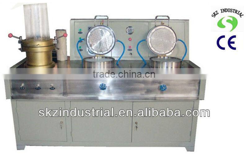 Press and dry fast sheet former