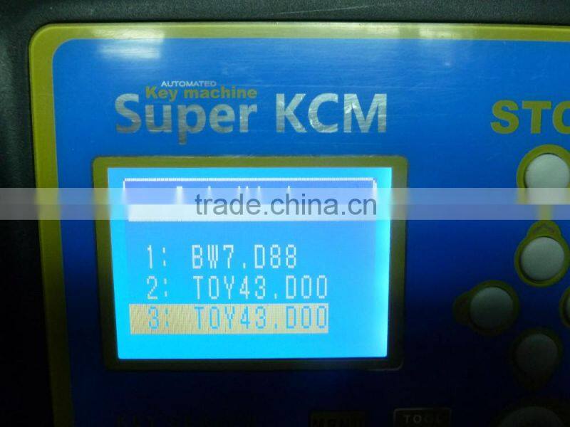 New arrived Super Automatic KCM key cutting machine