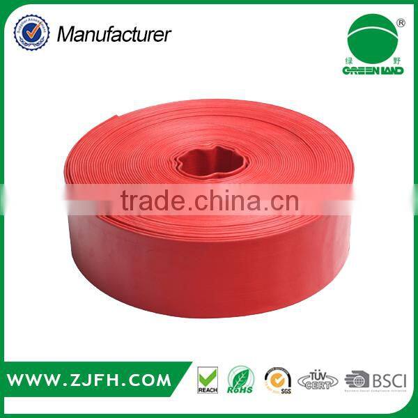 high quality 2bar 3bar 4bar PVC layflat hose water irrigation manufacturer