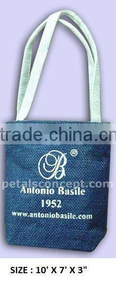 Jute promotional tote bag