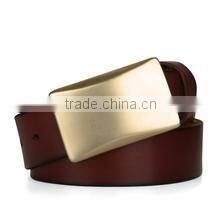 Square 4.1 cm solid brass plate bukle brass material plaque buckle brass plain buckle