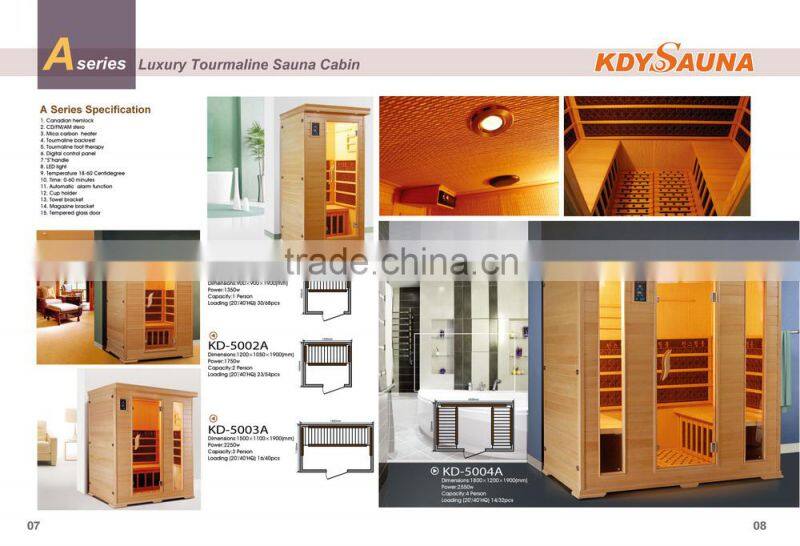 Best sale far infrared tourmaline sauna room, Far infrared sauna room
