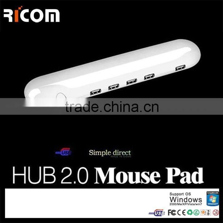 retractable mouse pad with usb hub--MP215