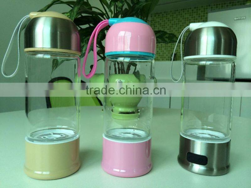 Alkaline portable bottle ionizer Hydrogen generator alkaline water bottle