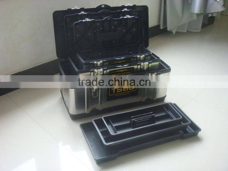 Hot selling 2016 custom-made plastic box , stainless steel tool box