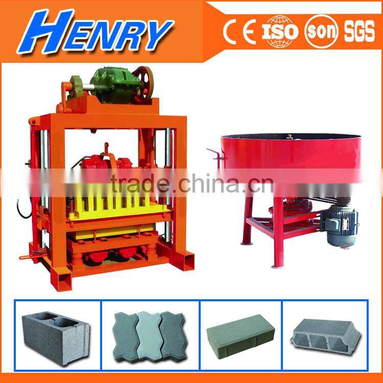 QTJ4-40 simple block making machine for developing countries competitive price