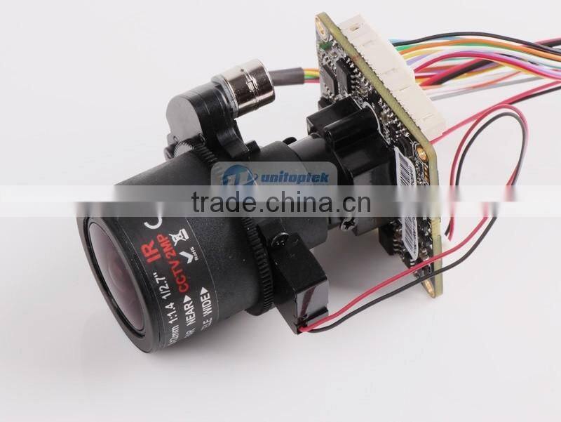 2.8-12mm Zoom Lens IPC Varifocal Motorized 2.0MP 1/2.8" SONY CMOS IMX322 +Hi3516 IP Camera Module