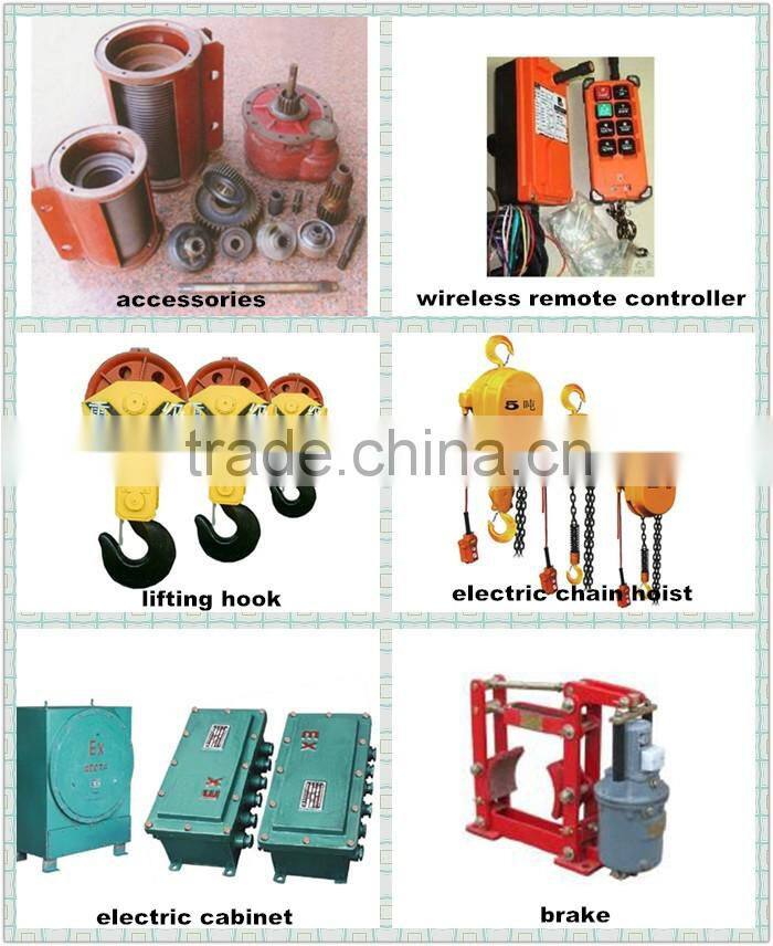 Customize Design European style electric double beam bridge crane with hook