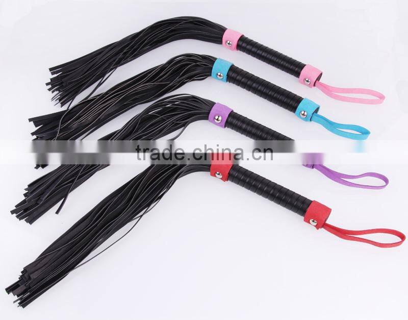 Sex whip toy for adult, PU Leather Flirt Whip, new design quality lash 50cm