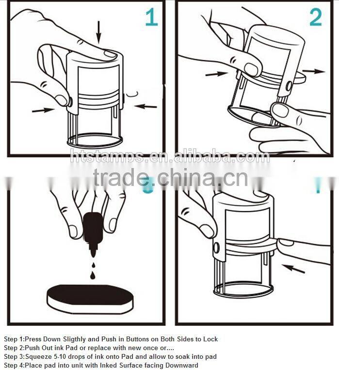 High Quality Size 41*24mm Epress Best Price Speed Rubber Self Inking Stamp