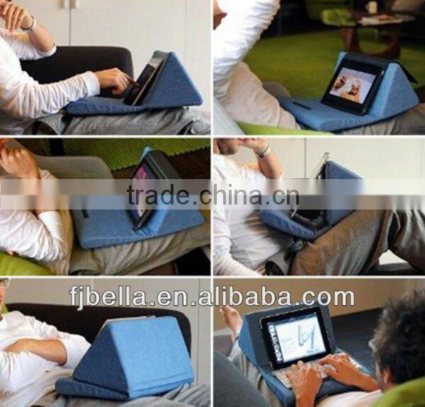 Cushion Pillow Stand for iPad mini & iPad 4 & iPad 3 & iPad 2 & iPad 1 & Kindle & Nexus & Galaxy - Light Khaki