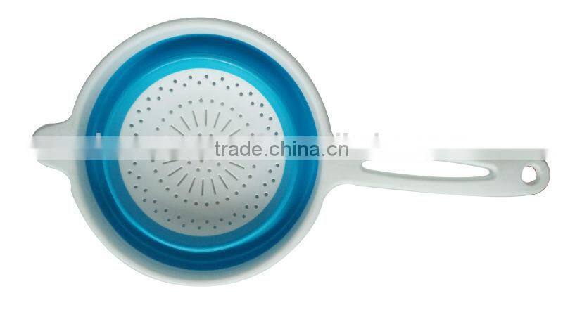 kitchen folding plastic colander plastic sink colander