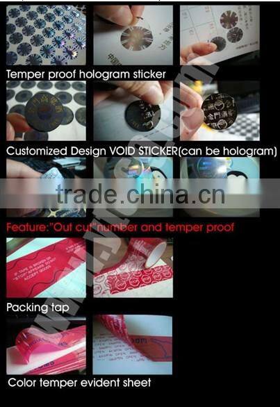 Interference Fringe Laser Hologram Labels