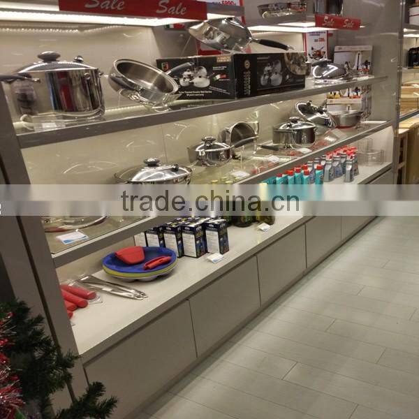 wooden kitchen display cabinet