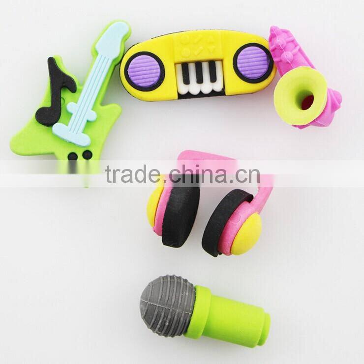 Novelty food shaped erasers