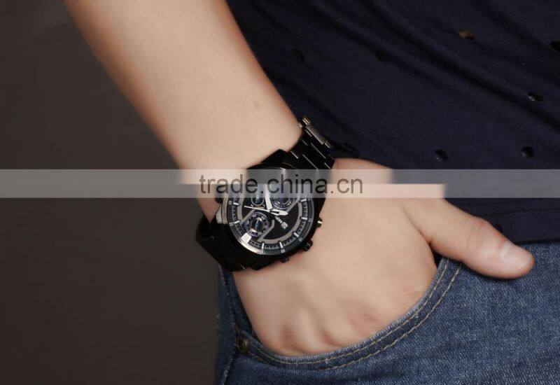 China Wholesale Market Men 22K Gold Plating Watch