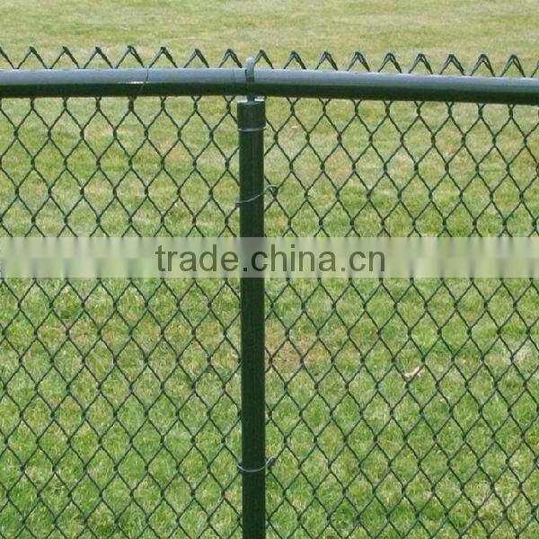 PVC coated chain link fence