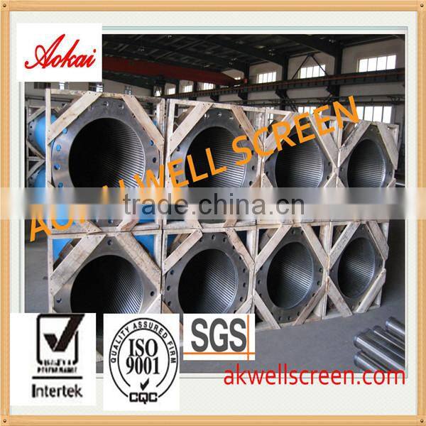 2014 wedge wire screen stainless steel water well screen vertical sand filter