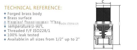 ART.4006 China Manufacturer High Quality Wafer Check Valve G Thread Standard Brass Check Valve With Filter Net Quick Connector